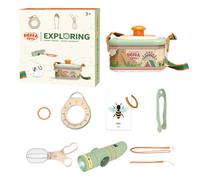 Zwxqe Kids Explorer Kit | Backyard Explorer Gear | Nature Catching Kit, Butterfly Net Kit, Kids Exploration Set, Adventure Gear for Kids, Outdoor Fun Kit for Children