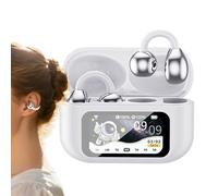 zwxqe Language Translator Earbuds - Portable Language Device, Smart Translator Earphones for Global Communication, Fast Charging Rechargeable Function, Portable Interpreter Device for Students Travel