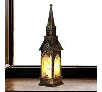 zwxqe Lanterne lumineuse pour église de Noël à piles - Fournitures de fête de Noël, bougies à piles pour , garçons, filles, famille, amis