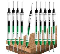 zwxqe Long Nib Marker, Carpenter Ink Pens, Deep Hole 21mm Marker For Modern Art Accessories Long Lasting Application Professional Construction Supplies Daily Work Kit Modern Home Accessory Unit