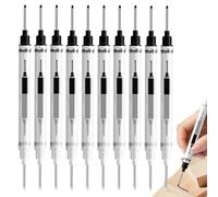 zwxqe Long Nib Marker, Carpenter Ink Pens, Deep Hole 21mm Marker For Modern Art Accessories Long Lasting Application Professional Construction Supplies Daily Work Kit Modern Home Accessory Unit