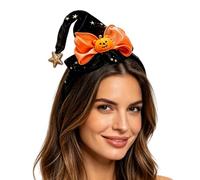 zwxqe Mini chapeau de sorcière - Serre-tête - Joli esprit d'Halloween | Serre-tête gothique - Accessoire de costume pour femmes et filles - Pour scène, théâtre, bal masqué, cosplay, quotidien, fête