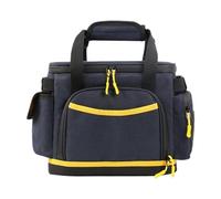 zwxqe Organisateur de câbles de chargement de voyage, sac de rangement portable pour station d'alimentation, sac de transport en tissu Oxford, porte-accessoires résistant aux chocs pour le camping