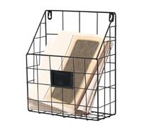 zwxqe Organiseur de courrier | Support mural pour brochures | Étagère d'affichage pour journaux | Support mural peu encombrant pour ranger des journaux chic