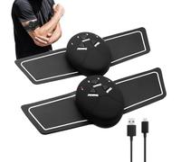 zwxqe Pectoral Muscle Trainer, Muscle Stimulator, Portable Electric Traine with 6 Modes, EMS Chest Sculpting Device for Workout Recovery Tool for Body, Neck Shoulder, and Leg Toning, 2.76 inches