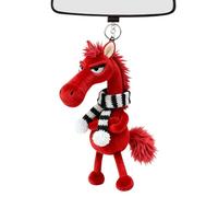 zwxqe Plush Keychains - Fashion 2026 Year of the Horse Keyring, Soft Animal Charm for Men Women Boys Girls Youth Teens Husband Son Daughter Family Backpack Pendant Accessory 7.87 Inches