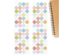 zwxqe Protecteurs de trous en papier autocollants, autocollants ronds renforcés, prix et organisation, cercles adhésifs pour rédiger des notes volantes, colis, livres, bureau, fournitures scolaires