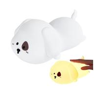 zwxqe Puppy Night Light, Animal Shaped Night Lamp, Dimmable Aesthetic Night Light for Kids, Puppy Lamp with Timer for Room Decor, Cute and Cozy Nightlight for Children’s Bedroom