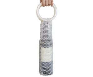 zwxqe Rhinestone Wine Bag - Sparkling Mesh Bottle Pouch Handle, Elegant Champagne Gift Holder for Celebrations with Glitter Net Material, Stylish Carrier for Picnic Dinner Gifting Use