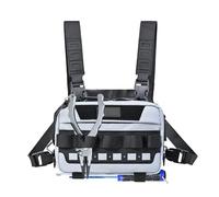 zwxqe Running Chest Pack, Outdoor Chest Bag, Vest Style Utility Pouch, Adjustable Carrier, 8.66x5.51x3.54 inches, Lightweight Storage Gear for Cycling Hiking and Workout Activities