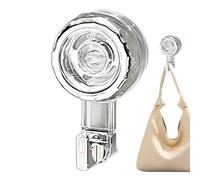 zwxqe Shower Suction Hooks, Strong Reusable Organizer, Inside Shower Hooks with Locking Base, Heavy Duty Bathtub Kitchen Window, Glass Door Mirror Tile, Use for Wall Garage Patio Cabinet