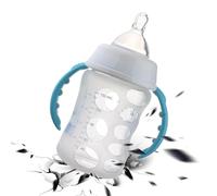 zwxqe Silicone Bottle Protectors, Non Slip Covers, 5.5cm with Anti Breakage Grip Food Grade Feeding Accessory Safety Organizer for Travel Outdoor Stroller Park Car Feeding Time