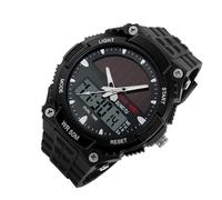 zwxqe Solar Watch, Mens Solar Powered Watches, Digital Wristwatch, Fashion Timepiece with Date Display, Durable Accessory for Boys Fitness Drive Field Work Dress and Sport Use, ABS