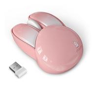 zwxqe Souris Lapin silencieuse | Souris alimentée par Batterie 2,4 g | Souris de Lapin Couleur Bonbon, Souris de Lapin, Souris de Lapin sans Fil, Souris d'ordinateur de Lapin Mignon, Souris de Lapin