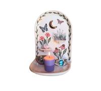 zwxqe Support mural à bijoux, étagères flottantes en résine, présentoir floral en résine, support de rangement pour bougies, décorations d'intérieur, idéal pour cuisine, chambre, salon