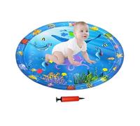 zwxqe Tapis Rafraîchissant pour Chien - Coussin Frais Anti-Rayures pour Chiens 100x100 cm,Jouet Sensoriel Interactif avec Pompe Gonflable pour Voiture Jardin Intérieur Extérieur