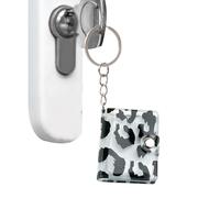 zwxqe Tiny Portable Photo Album, Leopard Print Pocket Keychain Picture Holder, Collectible Mini Album for Kids, Teens, Couples, Birthday, Valentines, Travel, Daily Use, Bag, Purse, and Collectors