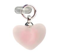 zwxqe Type C Dust Plug, Phone Charging Port Cover, Heart Shaped Dustproof Stopper, Soft Silicone with Snug Fit Design, Protecting Computer, Tablet, Headphones, Cellphone Charger Pink