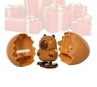 zwxqe Œuf à éclore mécanique - Animaux à Collectionner Fantaisie | Jouet Remontoir Capybara pour | Idée Cadeau Anniversaire Pâques Halloween Maison École Adolescents Famille Amis Garçons