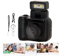 zwxqe Vintage Digital Camera, Portable Small Camcorder, Compact Video Camera, LED Flash Light Camcorder, 1080p Digital Camcorder, Retro Video Camera, Vlogging Camcorder, Digital Camera,