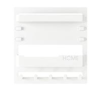 zwxqe Wall Mount Floating Shelf, Bedside Stick on Rack, Modern Aesthetic Organizer, Space Saving Wall Shelf Accessories Includes Hooks and Cable Clips for Living Room Bedroom Office