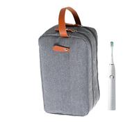 zwxqe Water-Resistant Material Travel Toiletry Bag, Convenient Handle Travel Grooming Kit, Compact and Spacious Mens Toiletry Case, Layer Design Double Layer Toiletry Bag for Men Bags