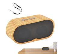 zwxqe Wireless Speaker, Vintage Portable Player, Battery Powered Rechargeable Design, Compact Retro Aesthetic, Versatile Material, Ideal for Indoor Use, Home Decor, Workplace 21.34 inch