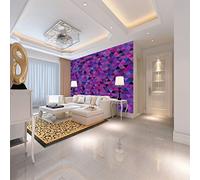 ZWYHYP Grand sticker mural abstrait Papier mural 3D papier peint autocollant Papier peint photo Décoration murale 250cm×175cm(LxH)