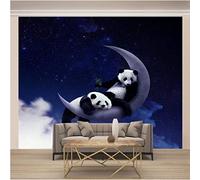 ZWYHYP Grand sticker mural panda Papier mural 3D papier peint autocollant Papier peint photo Décoration murale 250cm×175cm(LxH)