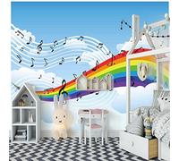 ZWYHYP Papier Peint Panoramique 3D arc-en-ciel 3D Papier Peint pour Salon Chambre Restaurant Enfant Décoration Murale 350cm×250cm(LxH)