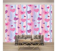 ZWYHYP Papier Peint Photo Amour Grande Fresque Murale 3D Peinture Murale, Étude De Fond De Salon Décoration D'Intérieur 300cm×210cm(LxH)