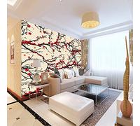 ZWYHYP Papier Peint Photo Arbre à fleurs Grande Fresque Murale 3D Peinture Murale, Étude De Fond De Salon Décoration D'Intérieur 300cm×210cm(LxH)