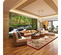 ZWYHYP Papier Peint Photo forêt Grande Fresque Murale 3D Peinture Murale, Étude De Fond De Salon Décoration D'Intérieur 300cm×210cm(LxH)