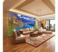 ZWYHYP Papier Peint Photo lac Grande Fresque Murale 3D Peinture Murale, Étude De Fond De Salon Décoration D'Intérieur 300cm×210cm(LxH)