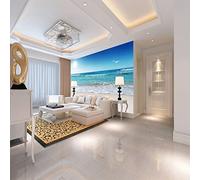 ZWYHYP Papier Peint Photo mer Grande Fresque Murale 3D Peinture Murale, Étude De Fond De Salon Décoration D'Intérieur 300cm×210cm(LxH)