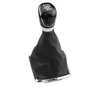 ZWYUEEO Voiture Tête Bâton Sélecteur Pommeau De Levier De Vitesse À Petit Cadre, 5/6 Vitesses, Soufflet De Levier, Pour Ford Pour Focus 2 MK2 2005-2008(Black-6 Speed)