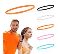 ZWZNBL Lot de 5 bandes de sport antidérapantes colorées pour la course, l'aérobic, le basketball, le volleyball, le yoga, les adultes et les enfants