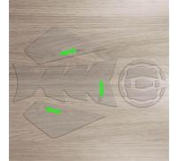 ZX-25R Autocollants Moto 3D Réservoir De Carburant Décalcomanies Côté Boîte Genou Rayure Housse De Protection pour ZX25R ZX 25R