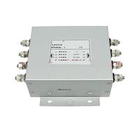 ZXAOMMBEA Filtre d'alimentation triphasé à Quatre Fils, purificateur Anti-interférences FT410-6 10 20 A(FT410-80 80A)