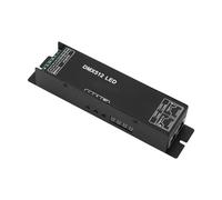 ZXAOMMBEA Pilote de variateur luminosité for décodeur d'affichage numérique 512, contrôleur DMX512 adapté aux Bandes Lumineuses LED RGBW, Connexion RJ45