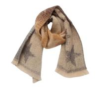 Zxarunas Écharpes d'hiver Écharpe for femme, motif étoile tendance, ombré, coloré, cachemire, chaud, épais, for l'hiver(01)