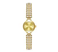 Zxarunas Montre-Bracelet de Luxe légère Bai Ta, Montre à Quartz Ciel étoilé, Montre-Bracelet Ronde, idéale comme Cadeau for Petite Amie ou épouse(Gold)