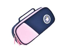 Zxarunas Pochette Crayons Trousse à Crayons de Grande capacité Compatible with la rentrée Scolaire l'université ou l'école Grand Sac de Rangement Pochette Organiseur Trousse Ecole(Roze)