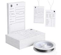 ZXBBTZ Étiquette Vidange Auto, Lot de 120 Étiquettes d'Entretien avec Fils de Fixation Carnet d'Entretien Voiture et Carnet Entretien Véhicule Suivi de Vidange Filtres et Révisions Pour Tous Modèles