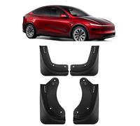 ZXBL 4 Pièces Garde Boue Roue pour Tesla Model Y 2025, Auto Bavettes Garde-Boue Avant Arrière De Voiture Bavettes Anti-éclaboussures