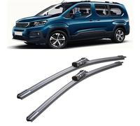 ZXBL Balais d'essuie-Glace Voiture pour Peugeot Rifter 2018-2020 26"+17", Fenêtre Essuie-Glace Avant Essuie-Glace Balais D'essuie-Glace Avant Balai d'Essuie