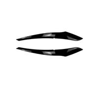 ZXBL Cache Phare Voiture Autocollant pour BMW 1 Series F20 F21 2011-2014, Sourcils Paupières pour Phares Résistant à l'usure Intempéries Accessoire Tuning,Black