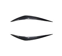 ZXBL Cache Phare Voiture Autocollant pour BMW 1 Series F20 LCI 2015-2019, Sourcils Paupières pour Phares Résistant à l'usure Intempéries Accessoire Tuning,Carbon Fiber