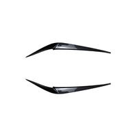 ZXBL Cache Phare Voiture Autocollant pour BMW X3 G01/X4 G02 2018-2025, Sourcils Paupières pour Phares Résistant à l'usure Intempéries Accessoire Tuning,Carbon Fiber