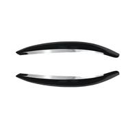 ZXBL Cache Phare Voiture Autocollant pour Volkswagen Polo MK5 6R 6C 2010-2017, Sourcils Paupières pour Phares Résistant à l'usure Intempéries Accessoire Tuning,Black
